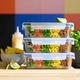 Харчовий контейнер з кришкою ІКЕА IKEA 365+ 1,0 л прозорий (s89269071) - изображение 2