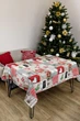 Скатерть Merry Christmas ProDobro 132х180 см текстиль для сервировки стола новогодняя скатерть (570429) - изображение 6