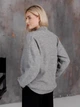 Кардиган с примесью шерсти вязаный женский ARTKNIT Casual Wool L-XL Серый (2251948784011) - изображение 2
