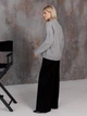 Кардиган с примесью шерсти вязаный женский ARTKNIT Casual Wool L-XL Серый (2251948784011) - изображение 7