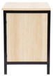 Szafka nocna HOMLA 879116 SWEN 45 x 35 x 50 cm naturalna z metalowymi nogami (5904183879116) - obraz 3