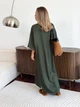 Длинное летнее женское платье ARTKNIT Эстель One Size Изумрудное (2251948374014) - изображение 5