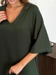 Длинное летнее женское платье ARTKNIT Эстель One Size Изумрудное (2251948374014) - изображение 11