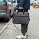 Деловая сумка для ноутбука до 15.6" Capitalist STR Gray унисекс, серая, из фактурной экокожи, 5 отделений - изображение 6