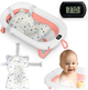 Wanienka składana Ricokids RK-287 z termometrem i wkładką Biało-różowa (5903890629205) - obraz 2