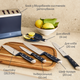 Набор ножей Tefal Ever Sharp Pro с блоком самозаточки 6 предметов (K297S644) - изображение 8