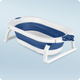 Wanienka składana Ricokids RK-286 z wkładką Biało-niebieska (5903890629175) - obraz 9