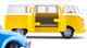 Іграшковий набір Siku Super VW T1 Bulli з причепом і VW Beetle (4006874025671) - зображення 4