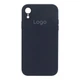 Чохол Silicone Case Full Size with Frame для iPhone Xr Колір 08.Dark Blue - зображення 1
