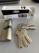 Цилиндр замка Riko lock cylinder ZZ 35x35 Сатин - изображение 4