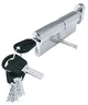 Цилиндр замка с ручкой Riko Lock cylinder with handle 40х40-5С/Р Сатин (AZ 40х40T SN-5C/I) - изображение 1