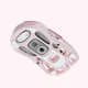 Геймерська акумуляторна, бездротова (Bluetooth + 2,4G), миша GravaStar M1 Pro, magnesium alloy body, PAW3395 ,RGB, Pink (GRAVASTARM1PRO_PNK) - зображення 9