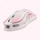 Геймерська акумуляторна, бездротова (Bluetooth + 2,4G), миша GravaStar M1 Pro, magnesium alloy body, PAW3395 ,RGB, Pink (GRAVASTARM1PRO_PNK) - зображення 10