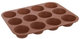 Forma do muffinek Orion Sillinie silikonowa brązowa (8592381169879) - obraz 3