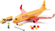 Іграшковий набір Siku World Транспортний літак DHL з аксесуарами (4006874017027) - зображення 2