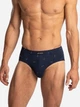 Набор трусов слипов мужских хлопковых Lama Cotton collection 1073CL 2XL 2 шт Черный/Синий (5904577910289) - изображение 1