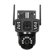 IP PTZ-відеокамера автономна з 4G та сонячною панеллю 3Mp+3Mp Light Vision VLC-9230IG/2C3S (Solar) f=4mm, на акумуляторних батареях - изображение 3