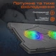 Охлаждающая подставка для ноутбука Meetion CP2020 Black (MT-CP2020-A) - изображение 3