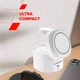 Бездротова зарядна підставка Canyon OnCharge 405 White 4-в-1 (CNS-WCS405W) - зображення 9