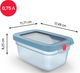 Контейнер прямоугольный Tefal oneClick 0.75 л (N1210410) - изображение 2