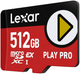 Karta pamięci Lexar Play Pro microSDXC 512GB UHS-I Express (LMSXPS0512G-BNNNG) - obraz 2