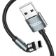 Data-кабель Hoco U94 Universal Rotating Lightning 1.2 м Black - изображение 3