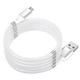 Data-кабель E-Cable Magnetic Absorption Micro-USB 1 м White - изображение 1
