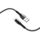 Data-кабель Hoco U89 Safeness MicroUSB 2.4A 1.2м Чорний (Q/HKKJ 003-2017) - изображение 3