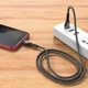 Data-кабель Hoco U89 Safeness MicroUSB 2.4A 1.2м Чорний (Q/HKKJ 003-2017) - изображение 5