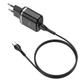 Мережевий зарядний пристрій Hoco N3 QC3.0 USB 3.0A 18W з кабелем Type-C 1m, Black - зображення 3