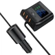 Автомобильное зарядное устройство ACEFAST B8 4in1 HUB +PD + QC 3.0 (1 Type-C / 3 USB / 2,4A / 90W), Black - изображение 2