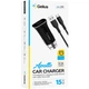 Автомобильное зарядное устройство Gelius Pro Apollo GP-CC01 USB 3.1A Cable Micro USB, Black - изображение 2