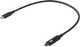 Kabel Ubiquiti USB-C with Charge Display 0.3 m Black (UACC-CABLE-USB-100W-0.3M-BK) - obraz 1