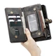 Чехол-кошелек CaseMe Retro Leather для Samsung Galaxy S22 Ultra 5G, Black - изображение 4