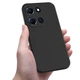 Матовый чехол TPU для Infinix Note 30 4G / 5, Black - изображение 2