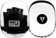 Лапы боксерские TITLE Boxing Cobra Leather Punch Mitts Black/White (CMPML BK/WH) - изображение 1