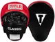 Лапы боксерские TITLE Boxing Classic Charge Punch Mitts Black/Red (CCHPM) - изображение 1