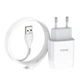 Сетевое зарядное устройство Hoco C72A USB 2.1A Lightning 1m, White - изображение 4