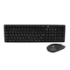 Беспроводная клавиатура и мышка Jeqang JW-8100, Black - изображение 1