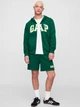 Толстовка на флисе, на молнии мужская GAP 190387950 XL Зеленая (1159858263) - изображение 3