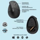 Миша бездротова Logitech Lift Ergonomic Mouse Graphite (910-006473) - зображення 8