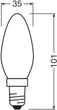 Светодиодная лампа OSRAM B75 7W 1055Lm 4000K E14 (4099854545580) - изображение 4