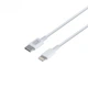 Сетевое зарядное устройство XO A829 120167C 20W 1Type-C, cable Lightning, White - изображение 3