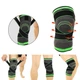 Компрессионный эластичный наколенник для занятий спортом Elastic knee pad 1шт, размер XL - изображение 6