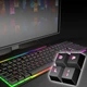 Провідна ігрова USB клавіатура iMICE AK-600 з підсвіткою, Black - зображення 4