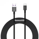 USB Cable Baseus Superior Series CATYS-A01 Type-C 66W 6A 2m, Black - зображення 1
