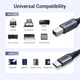 Кабель UGREEN US370 USB-C to USB-B 2.0 Printer Cable 1m Black (45034) - изображение 4