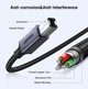 Кабель UGREEN US370 USB-C to USB-B 2.0 Printer Cable 1m Black (45034) - изображение 6