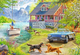 Puzzle Ravensburger Letni domek 200 elementów 12001370 (4005555013709) - obraz 2