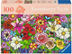 Puzzle Ravensburger Kwiaty 100 elementów 12001364 (4005555013648) - obraz 1